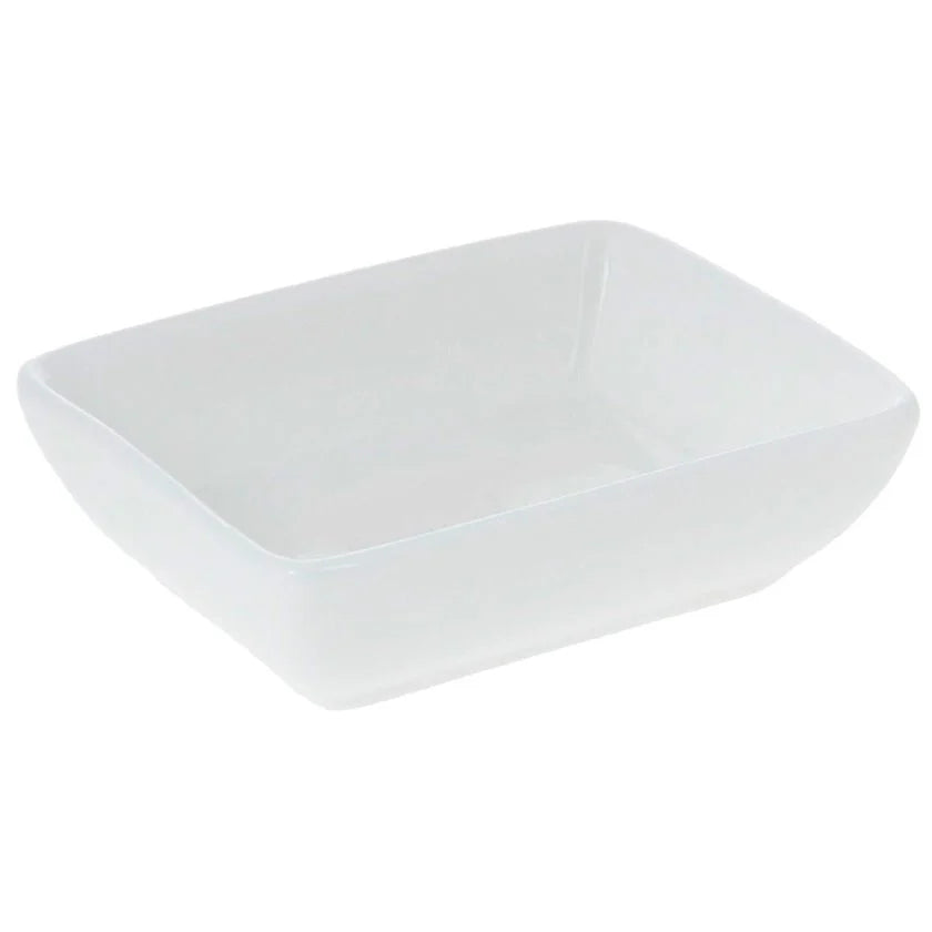 Wilmax England Sausschaal Porselein Wit 8x6cm WL-996012/A