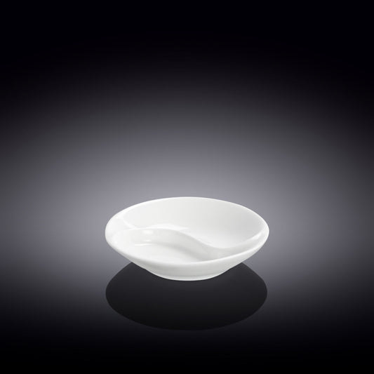 Wilmax Sojaschale mit Unterteilung 9 cm aus Porzellan – WL-996049/A