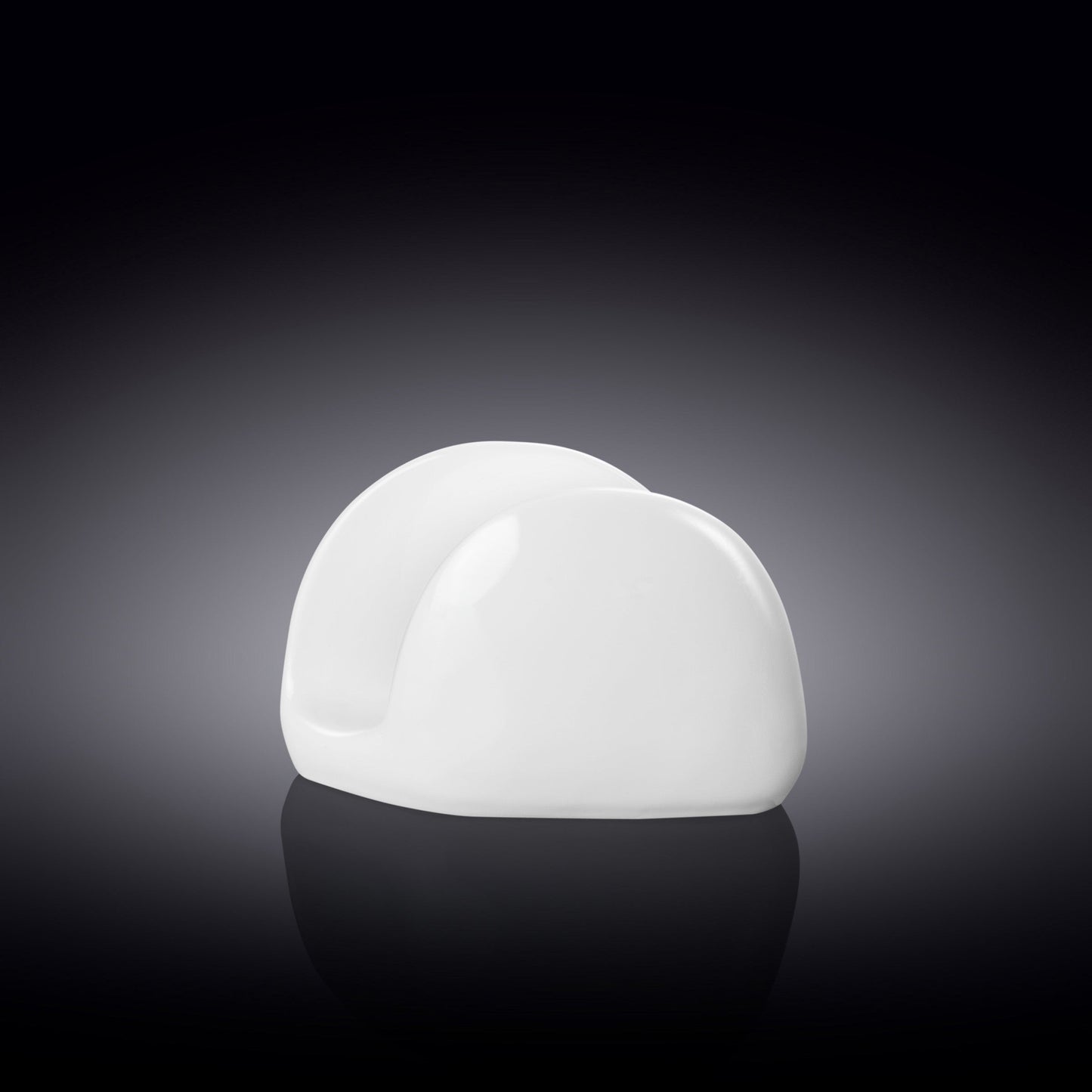 Wilmax Serviettenhalter Weiß 11 x 8 cm – Elegantes Design – WL-996093/A