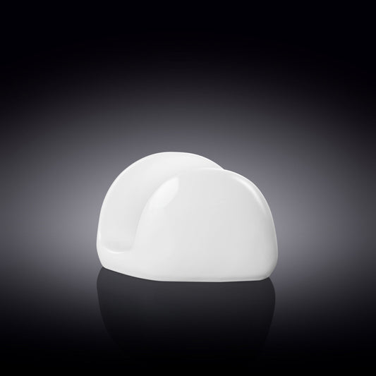 Wilmax Serviettenhalter Weiß 11 x 8 cm – Elegantes Design – WL-996093/A