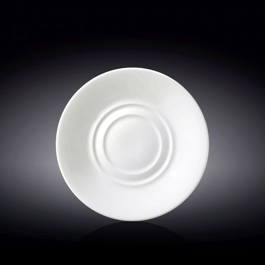 Wilmax Universele Onderschaal 14 cm Porselein Wit WL-996099/A