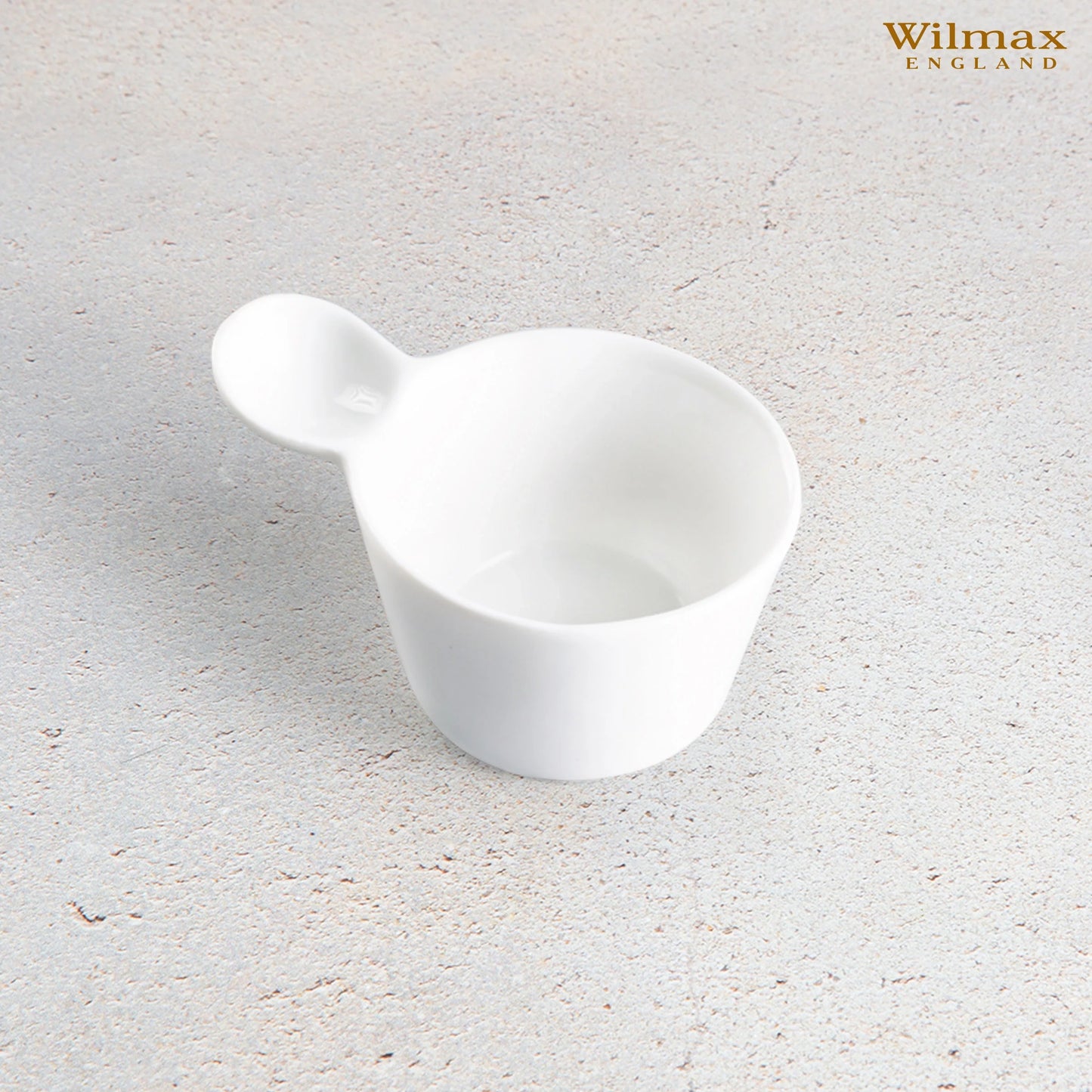 Wilmax Snack/Dessertschaal Porselein Wit 100ml WL-996104/A