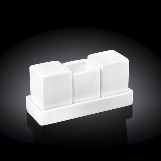 Wilmax Salz- & Pfefferstreuer Set – Weiß – Elegantes Design – WL-996118/1C