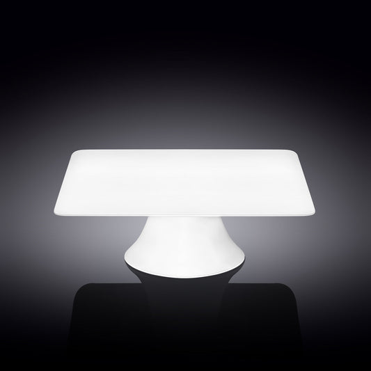 Wilmax Porzellan Kuchenständer 25x25x9 cm weiß WL-996131/A