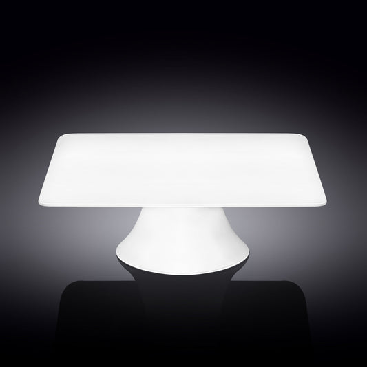 Wilmax Taartstandaard 30 x 30 cm Porselein Wit