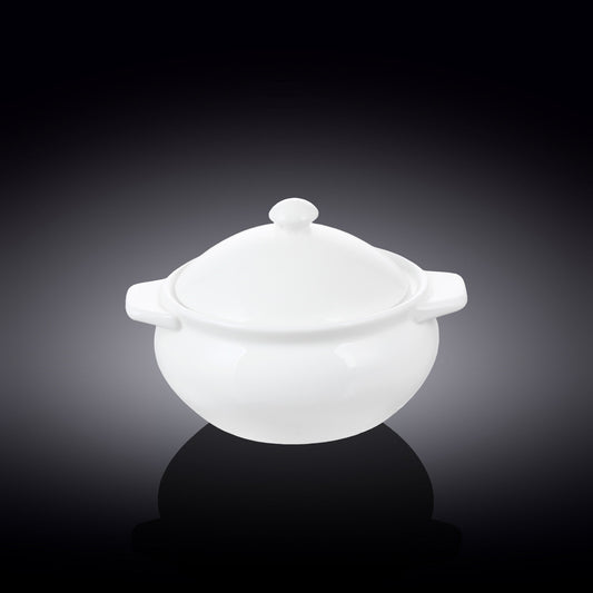 Wilmax ovenschaal met deksel 620 ml porselein WL-997015/1C