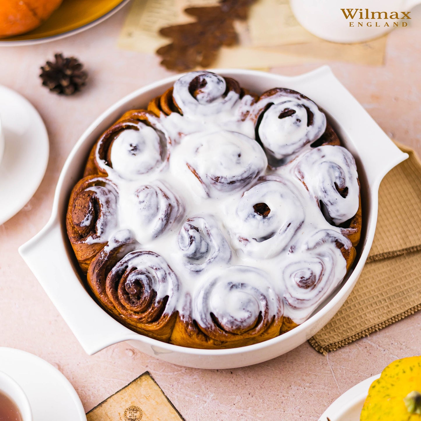 Wilmax ovenschaal met handgrepen 650 ml porselein WL-997021/1C