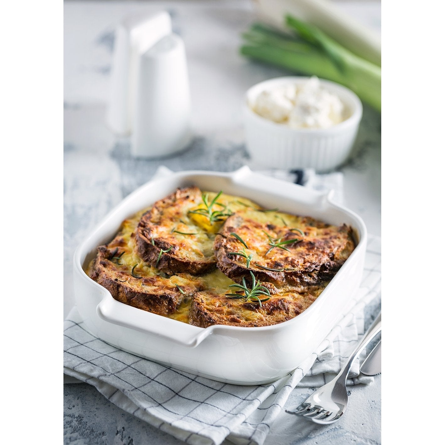 Wilmax ovenschaal met handgrepen 780 ml porselein WL-997024/1C