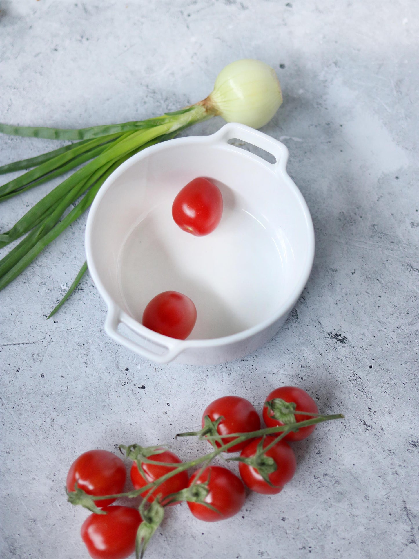 Wilmax Backform mit Griffen, 220 ml, Porzellan, WL-997033/A