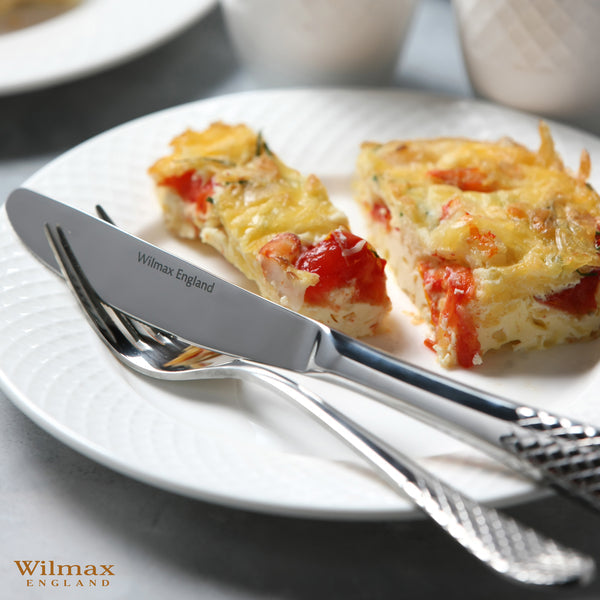 Wilmax Dinner Knife Set 22 cm Edelstahl, 6-teilig in Geschenkbox – WL-999200/6C