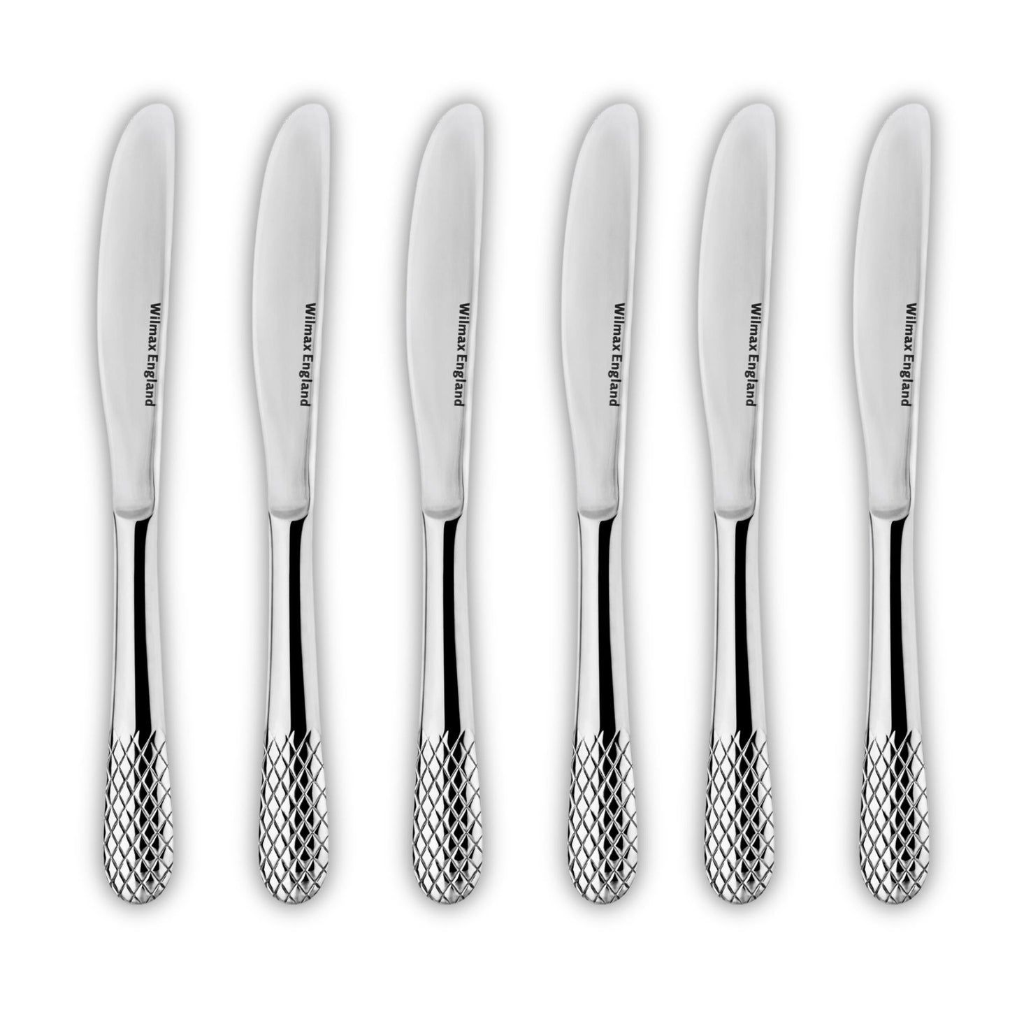 Wilmax Tafelmesserset 22 cm RVS 6-delig WL-999200/6C