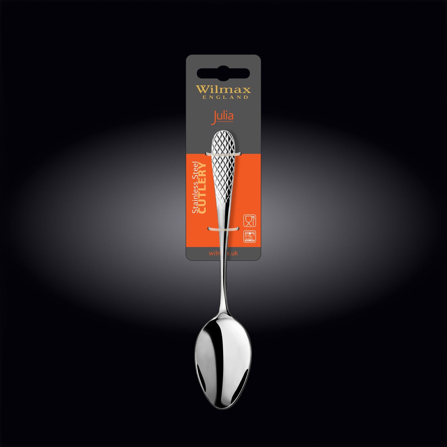 Wilmax Esslöffel Set, 6er Set, Edelstahl, 21 cm, WL-999202/6C