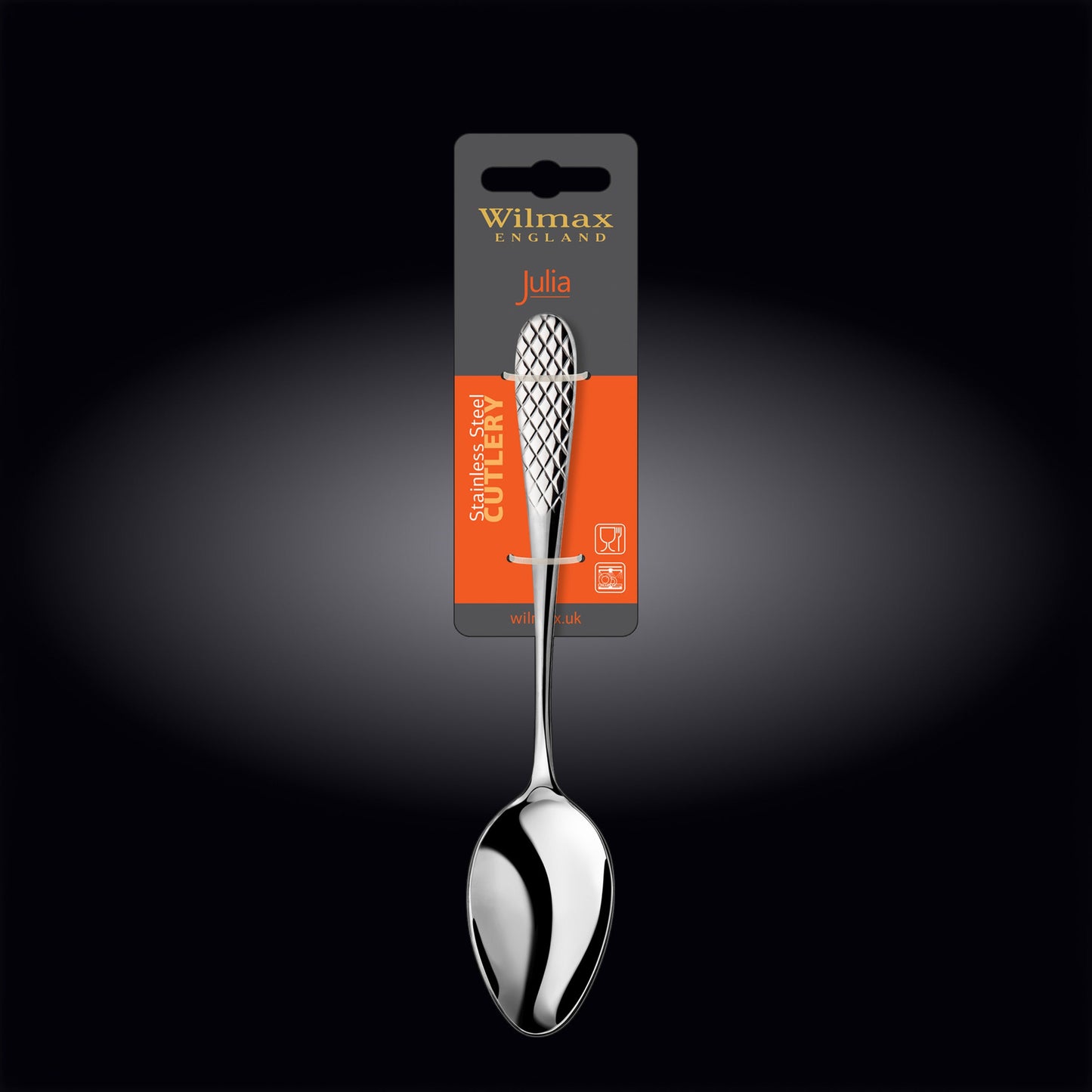 Wilmax Servierlöffel 23,5 cm aus Edelstahl, langlebig und elegant – WL-999212/1B