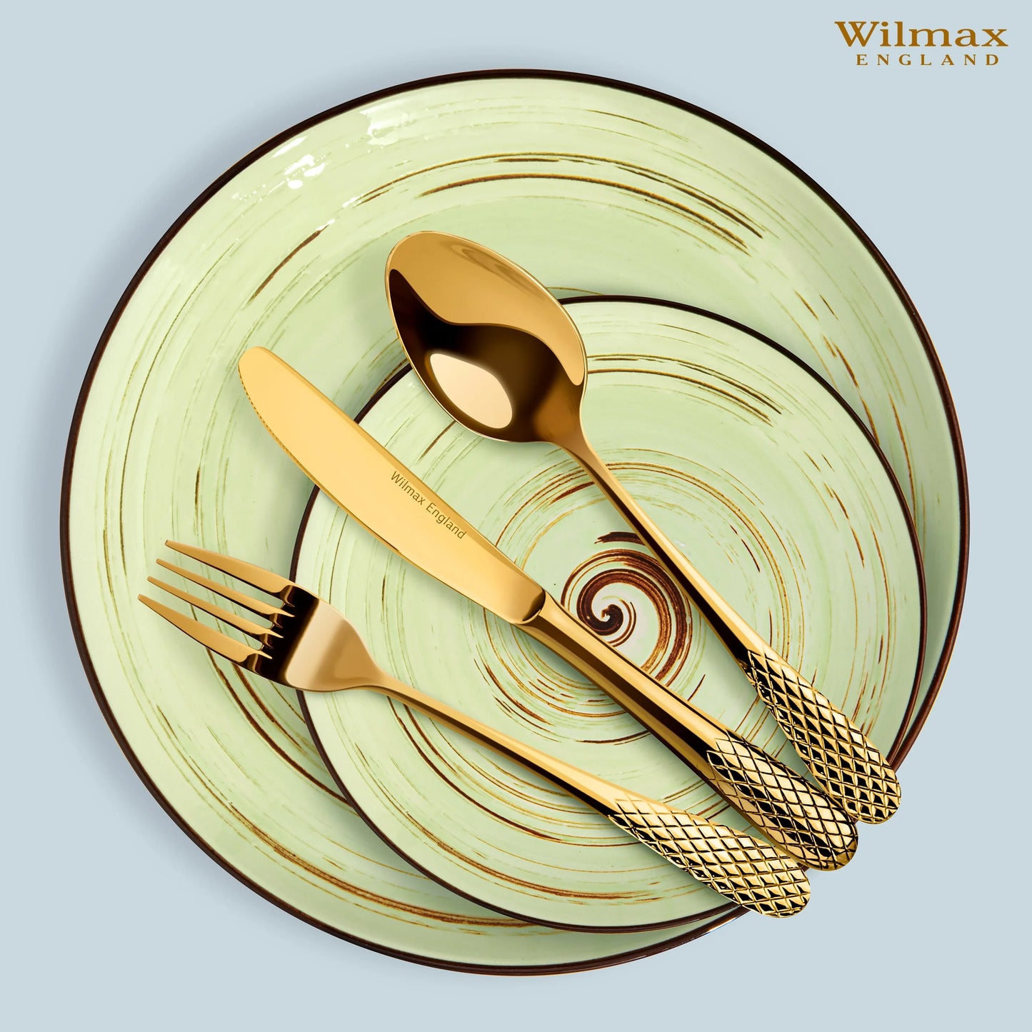 Wilmax Dinner Plate SPIRAL PISTACHIO 28 cm WL-669116/A
