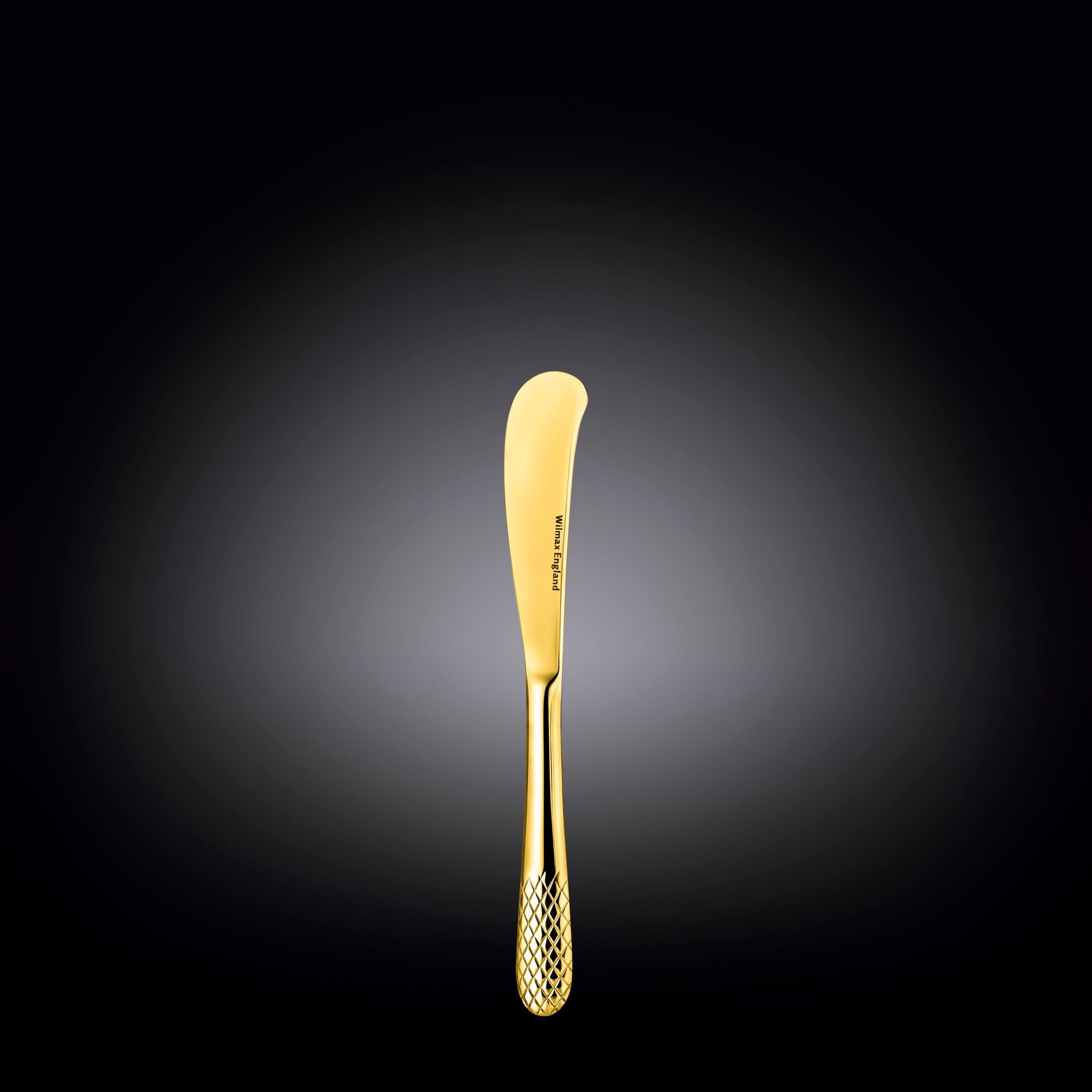 Wilmax Botermes 17 cm Roestvrij staal (RVS) Goud WL-999247/1B