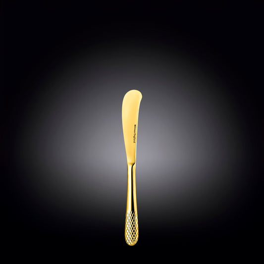Wilmax Botermes 17 cm Roestvrij staal (RVS) Goud WL-999247/1B