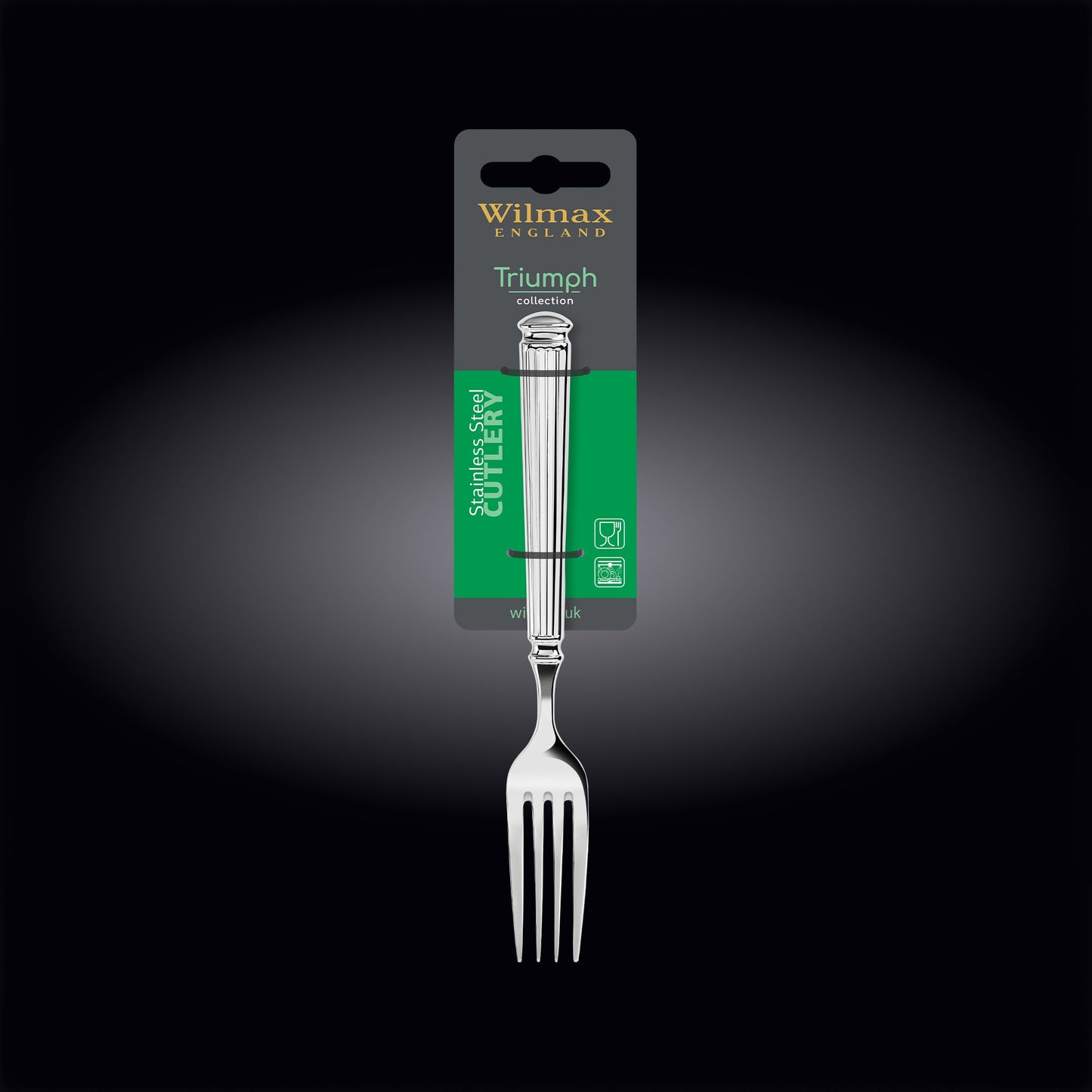 Dinner Fork Stainless steel 20 cm WL-999881021/1B