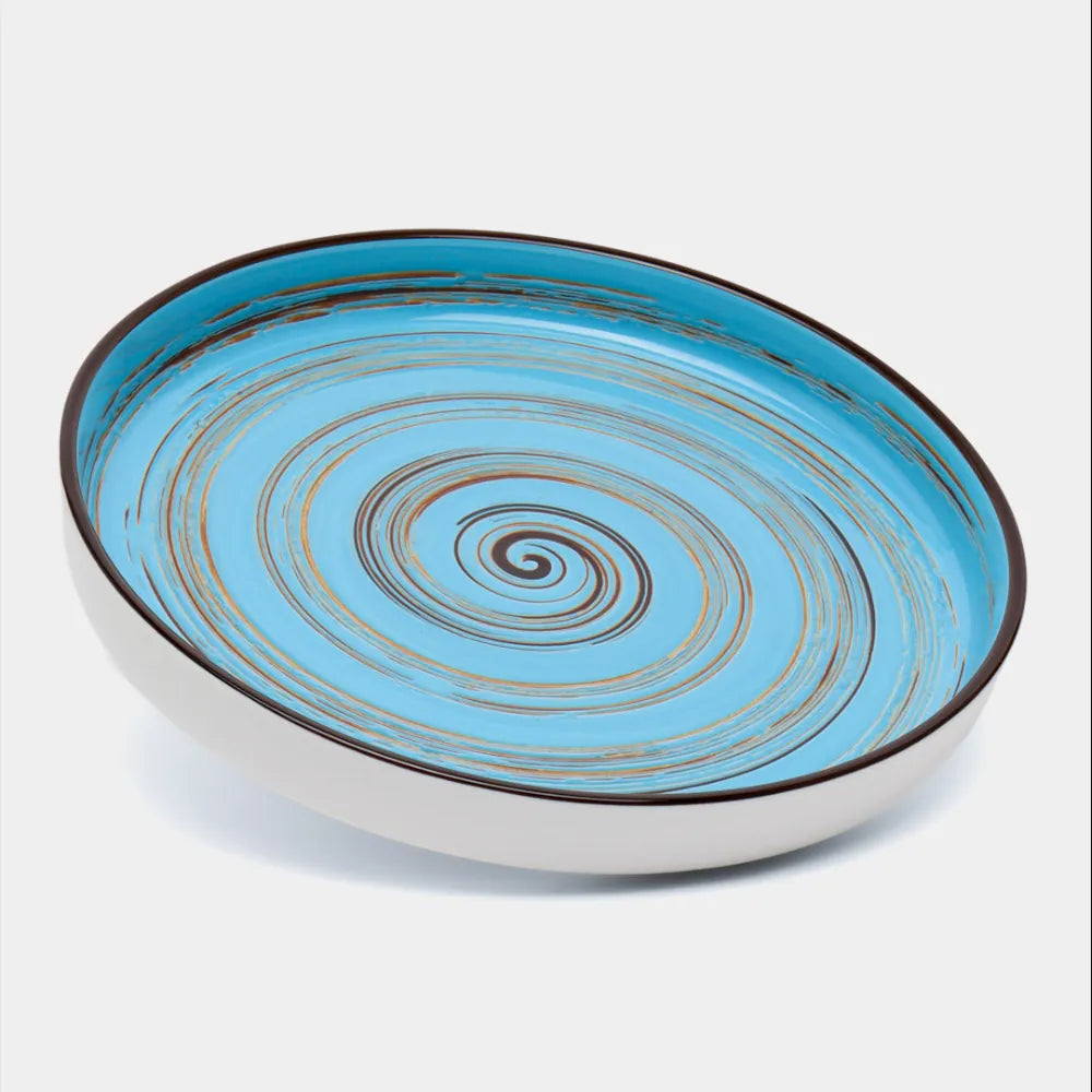 Wilmax England Porseleinen Bord 28 cm Blauw