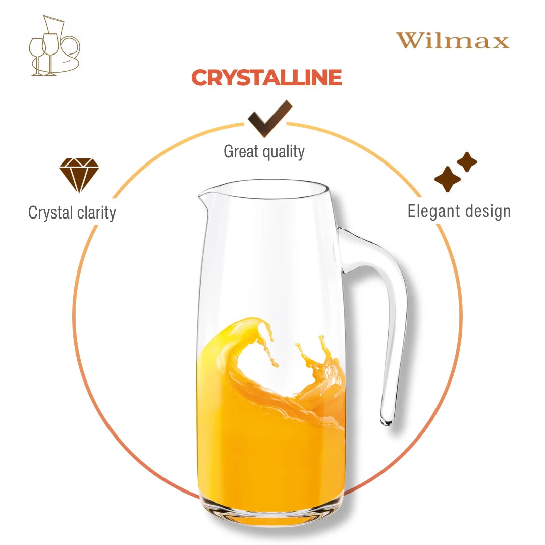 Wilmax Kan 1000 ml Kristalglas Transparant