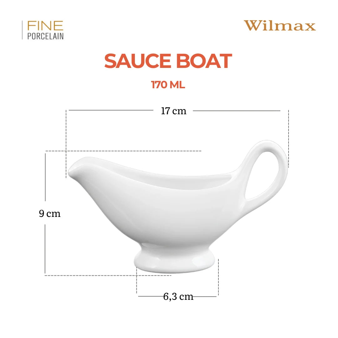 Wilmax Sauskom 170 ml Porselein Wit