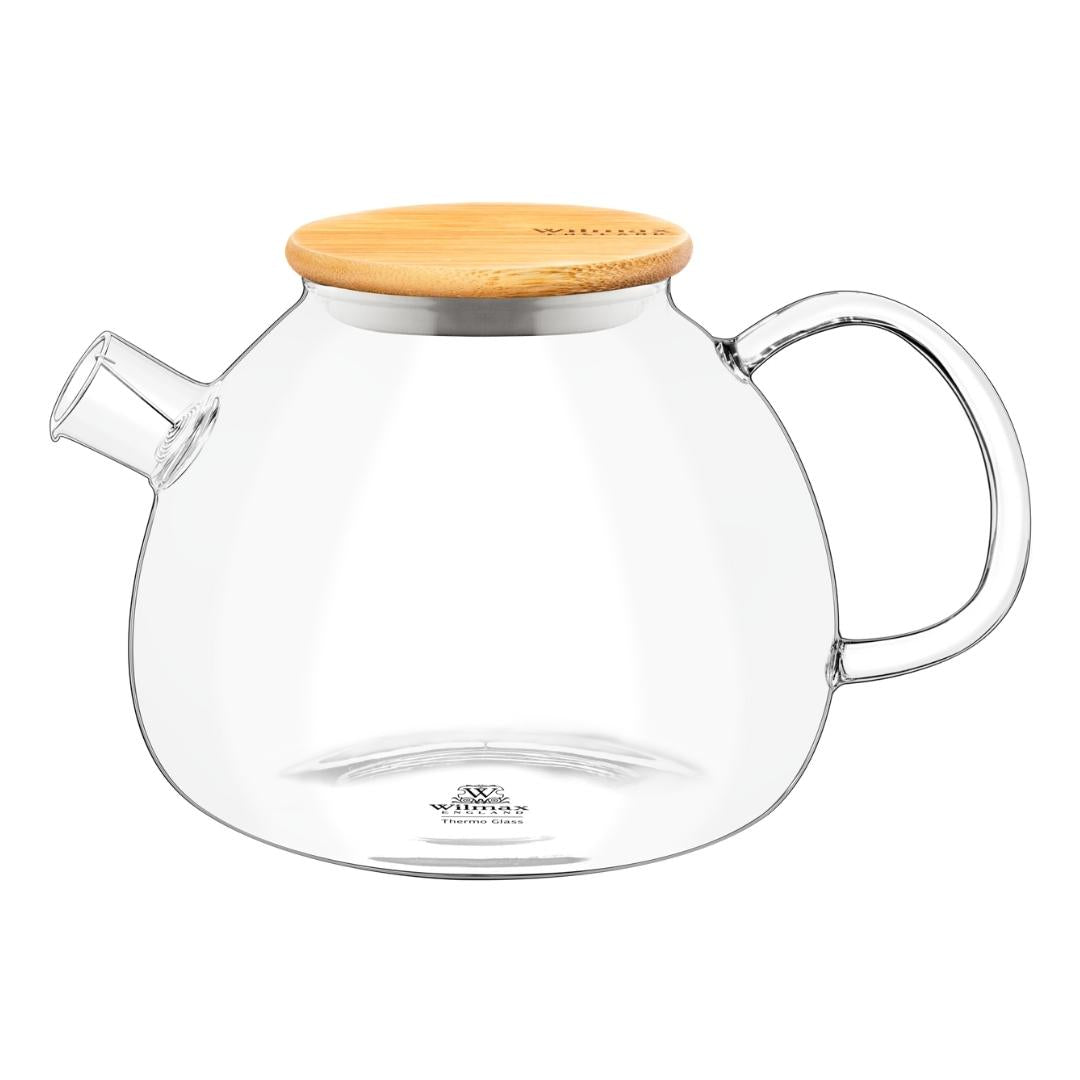 Wilmax Theepot 1500ml veervilter bamboe deksel WL-888825/A