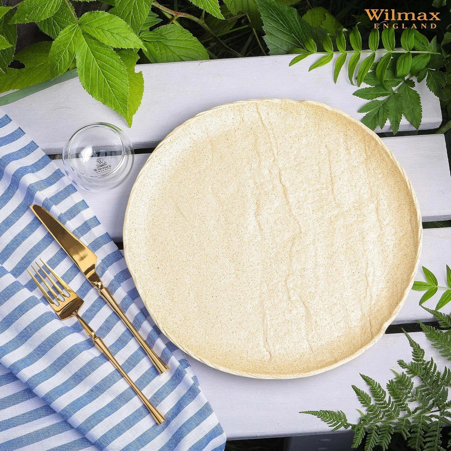 Wilmax England Porcelain Plate round 23 cm Sand WL-661325/A