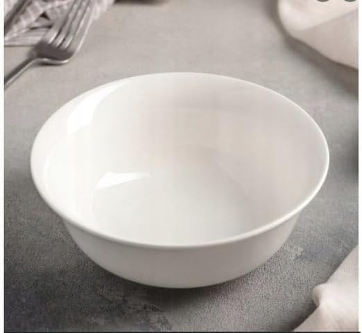 Wilmax Porseleinen Schaal 700 ml 15 cm Wit 2-delige Set