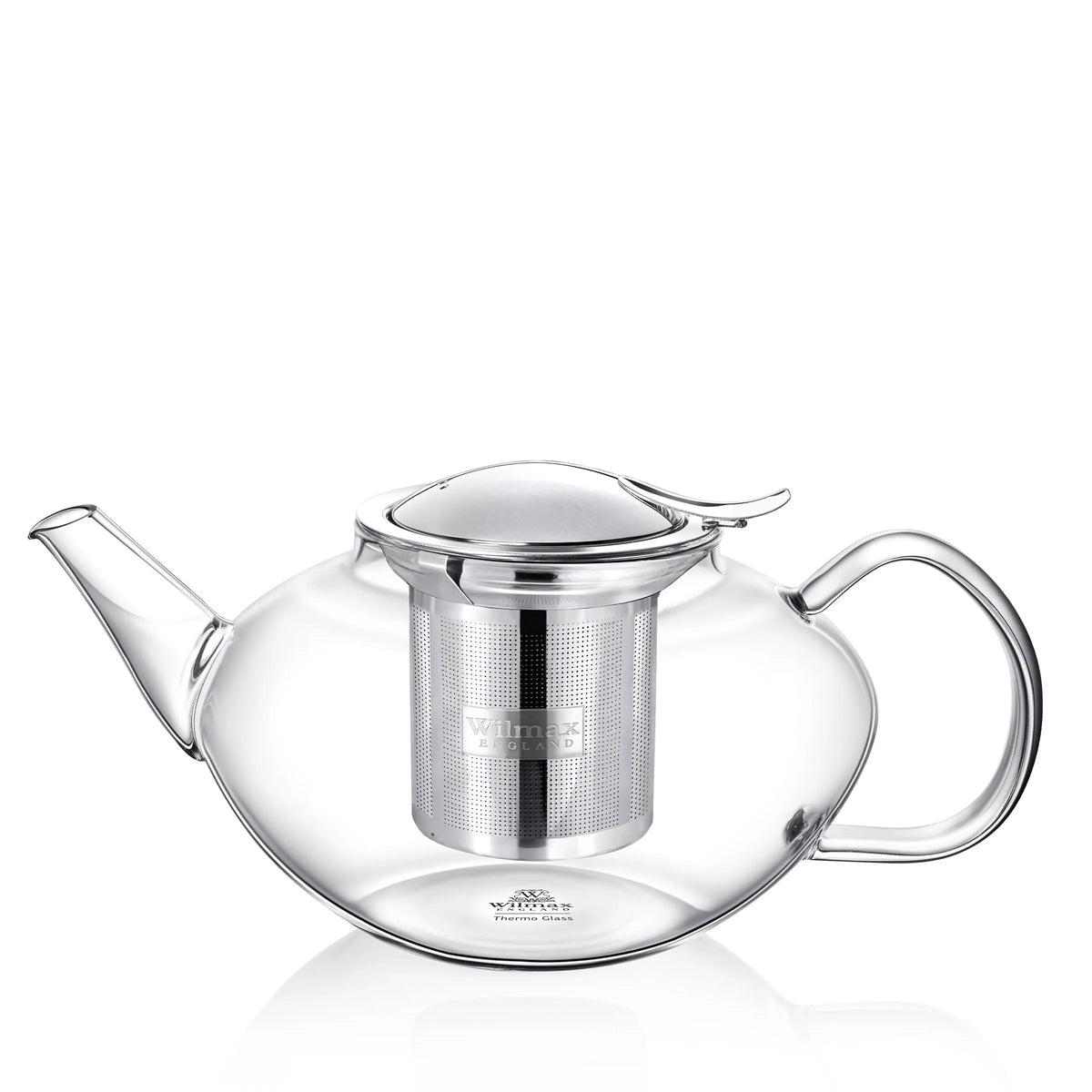 Wilmax Theepot 1550 ml Thermoglas RVS-filter