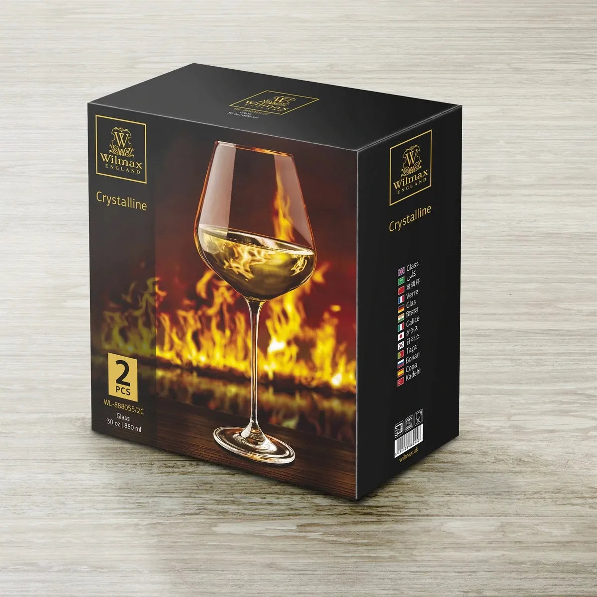 Wilmax Chardonnay Wijnglas 880 ml Kristalglas Set van 2