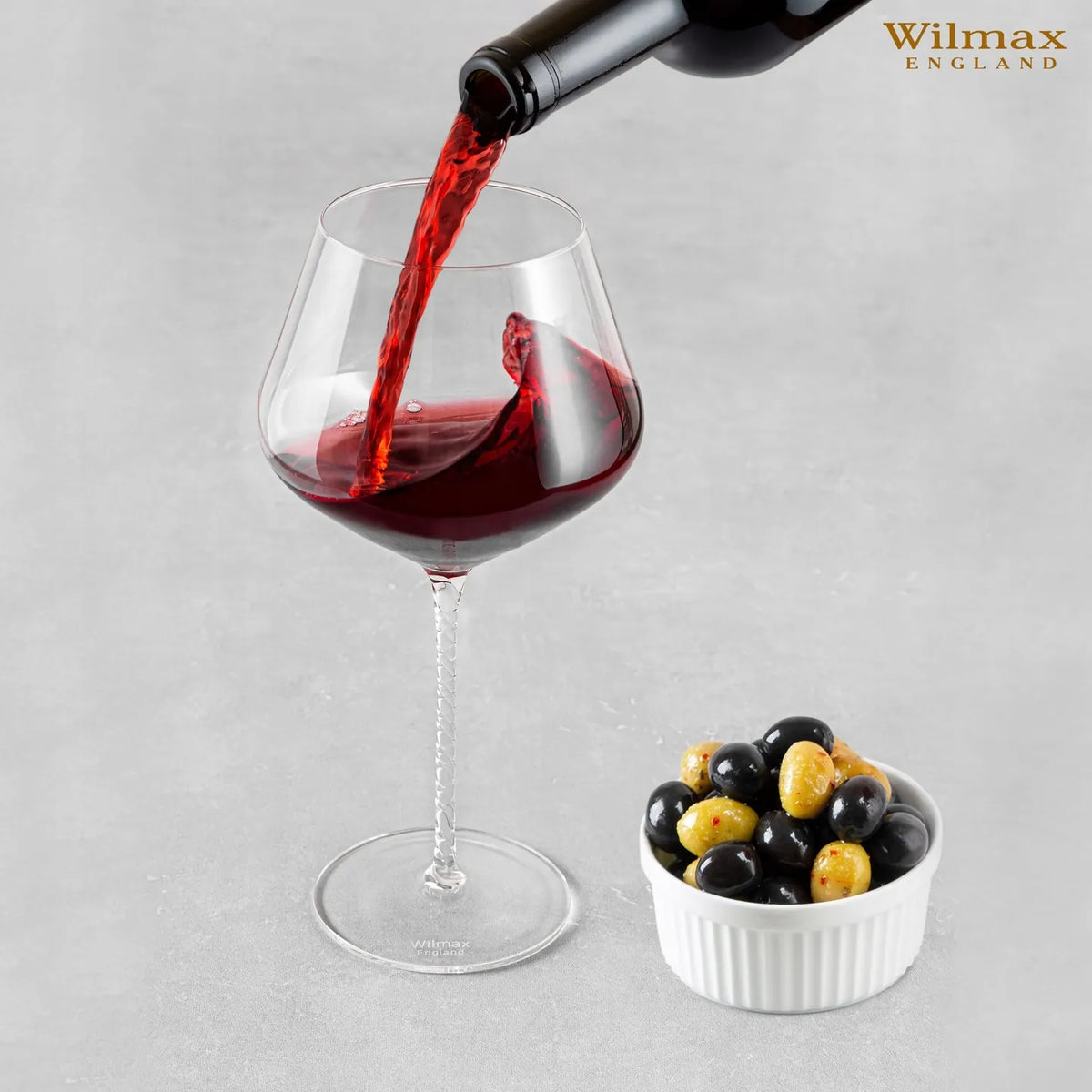 Wilmax Wijnglas 950 ml Kristal Transparant 2-pack