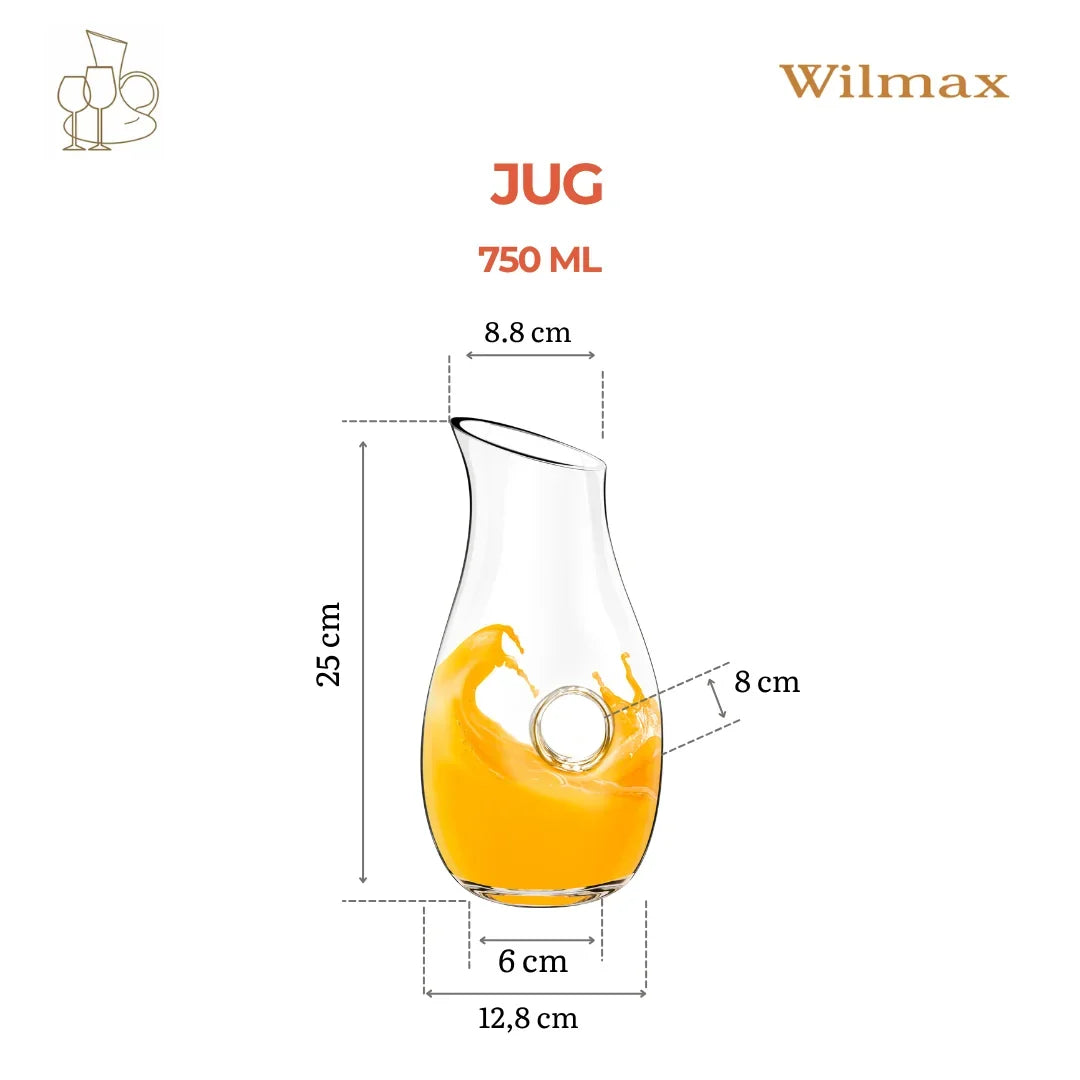 Wilmax England Karaf 750 ml Kristalglas Transparant