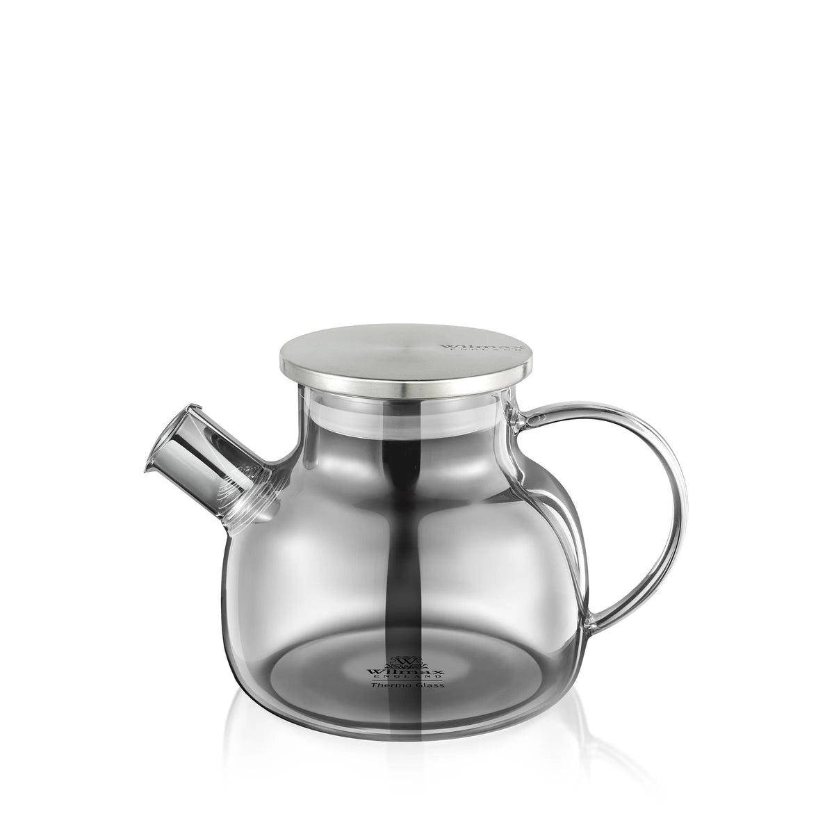 Theepot 950ml Thermoglas Veervilter Grijs | Wilmax England