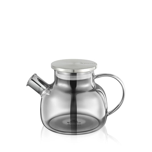 Theepot 950ml Thermoglas Veervilter Grijs | Wilmax England