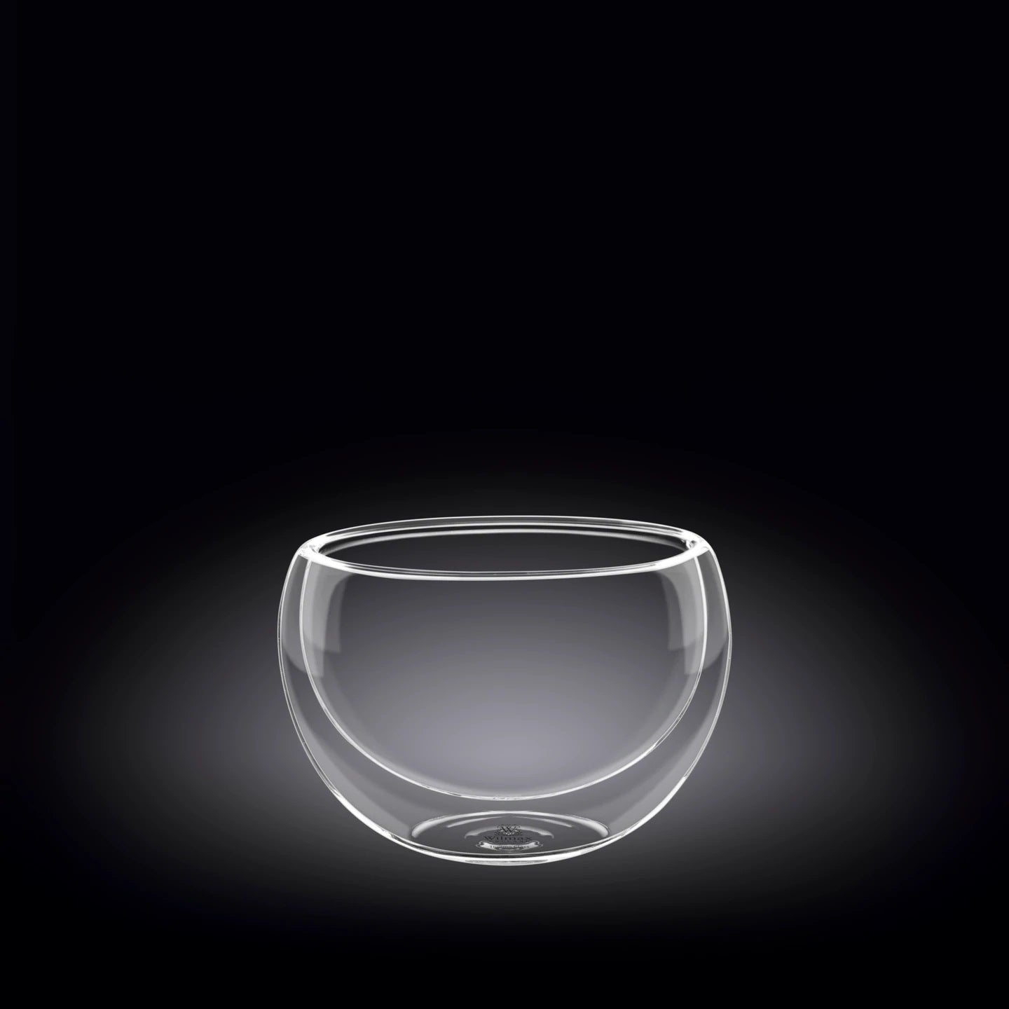 Wilmax Dubbelwandige Glasschaal 250 ml Transparant WL-888755/A