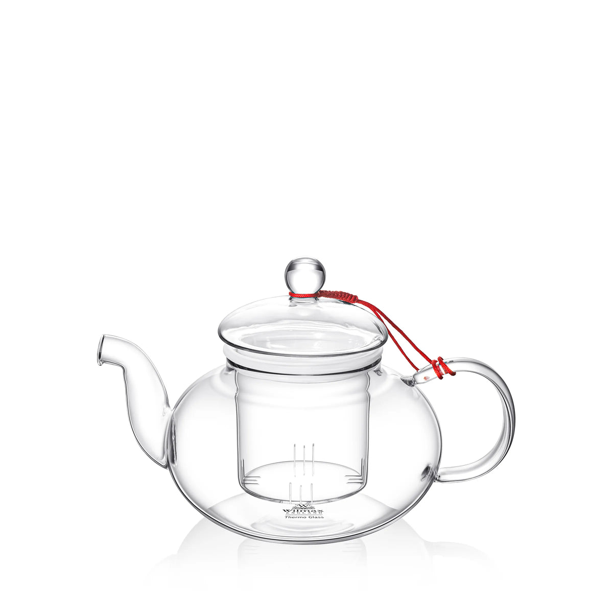 Wilmax Theepot van Glas 700 ml met Deksel Transparant