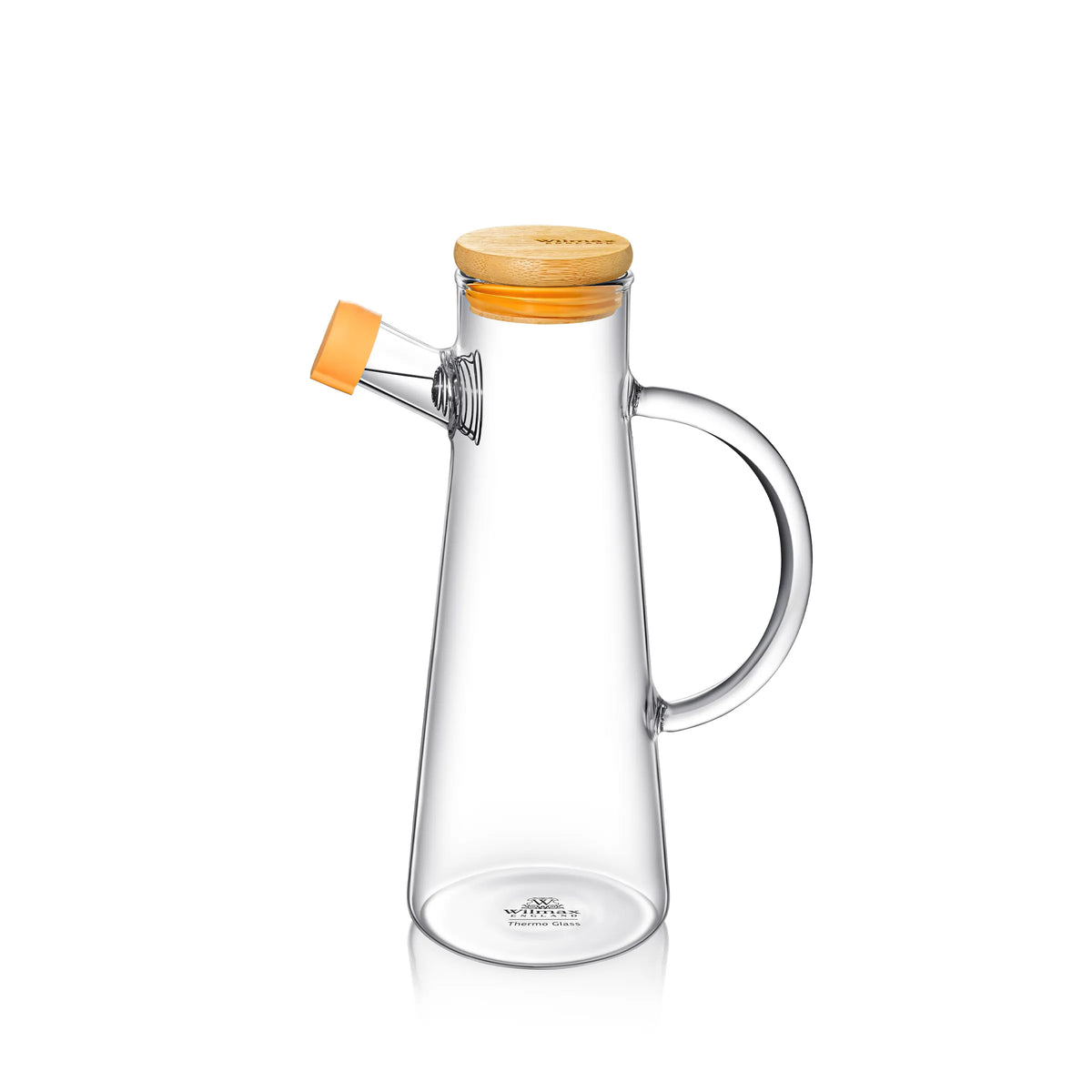 Wilmax England Oliekan 500 ml Glas met Bamboe Deksel