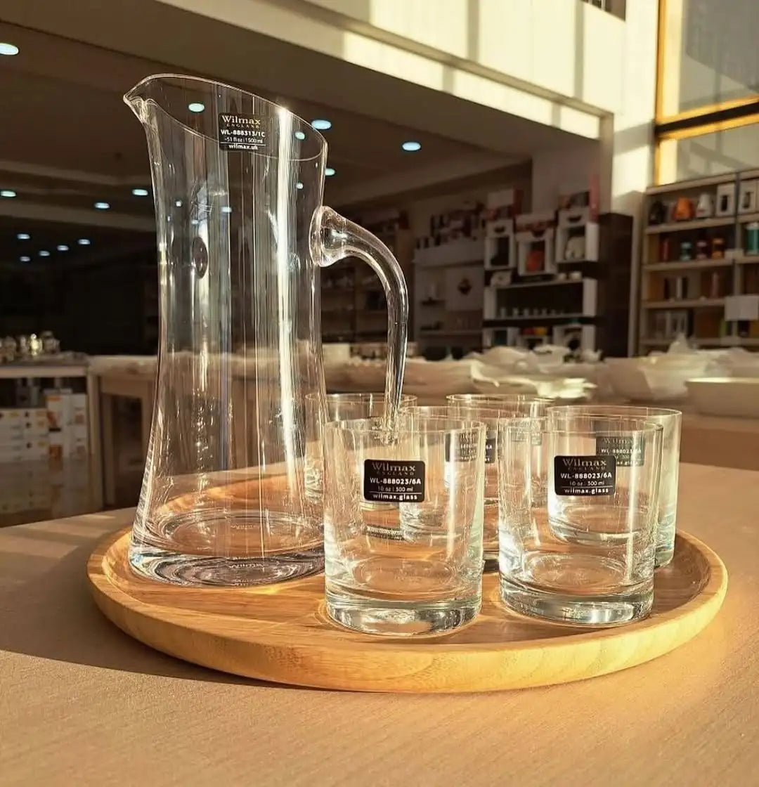 Wilmax Karaf 1500 ml Kristalglas Transparant