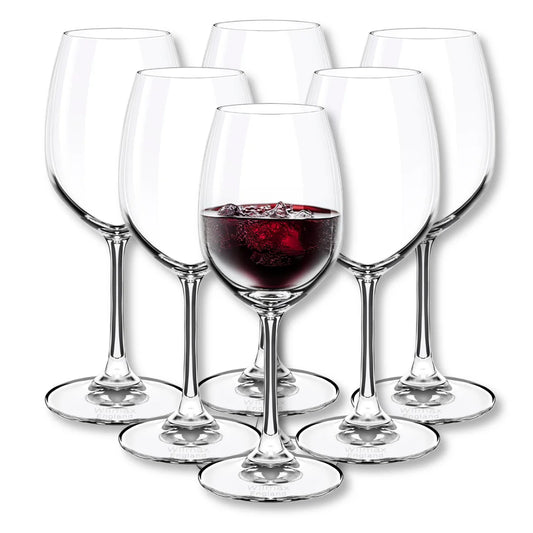 Wilmax Wijnglas 350 ml Kristalglas Transparant Set van 6