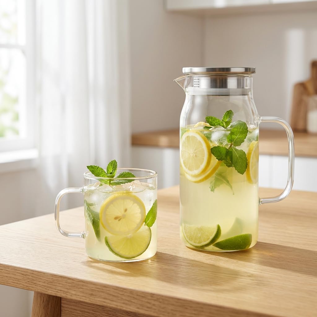 Wilmax England Koffiekop 400ml Borosilicaatglas 6 stuks