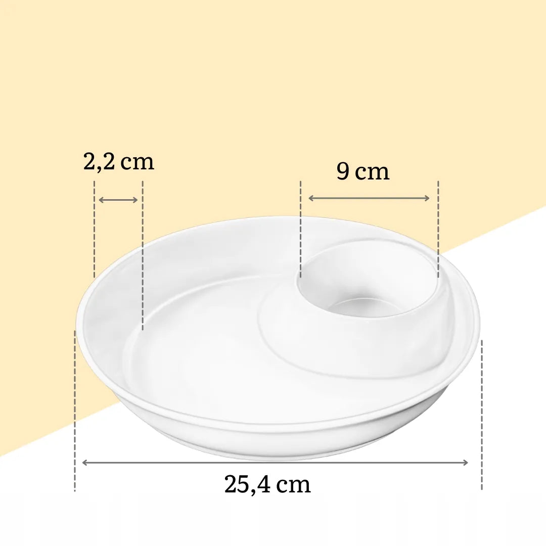 Wilmax England Serveerschaal Porselein Wit 25,5 cm