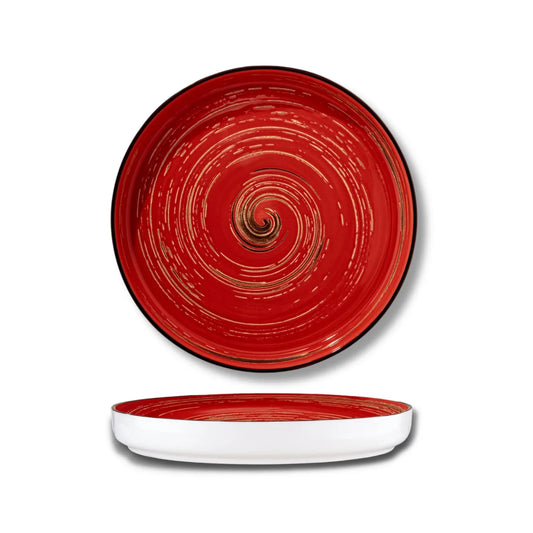 Wilmax England Bord 28 cm Rood Porselein