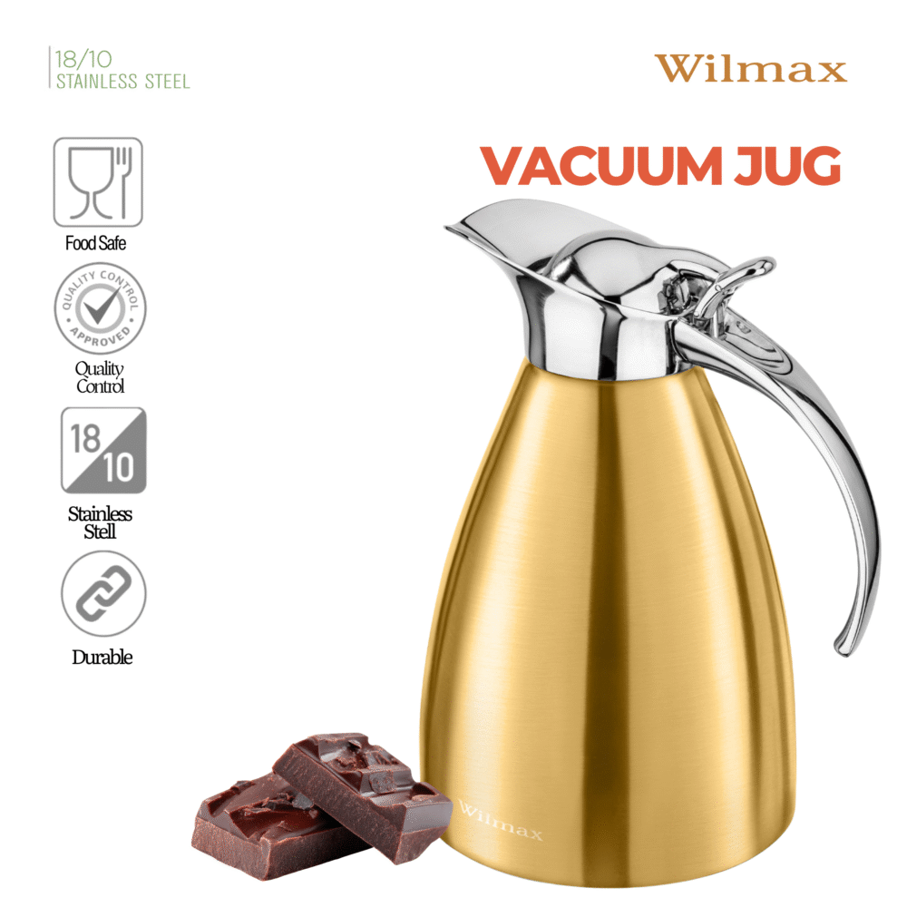 Wilmax Isolatiekan 1000 ml RVS Goud WL-511020135/A