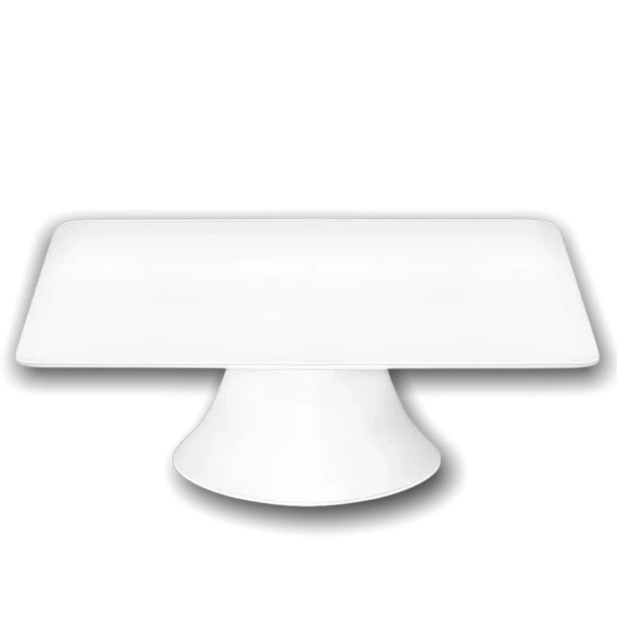 Wilmax England Porseleinen Taartstandaard Wit 25x25 cm
