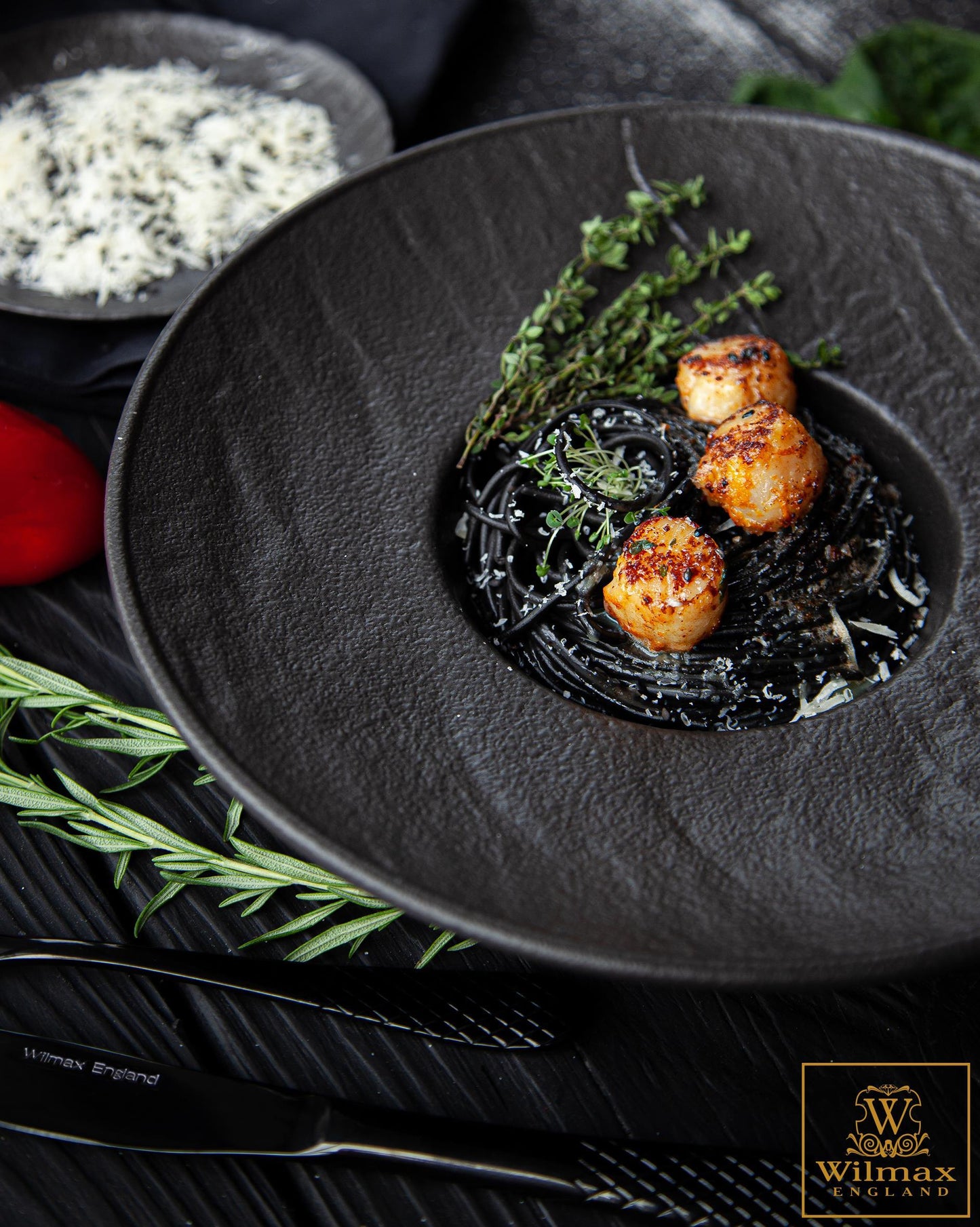 Wilmax Tiefer Teller SlateStone Porzellan 27 cm 250 ml WL-661116/A