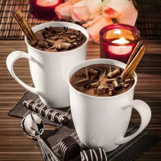 Wilmax Cups 380 ml White Porcelain 2-piece set WL-993014/A2