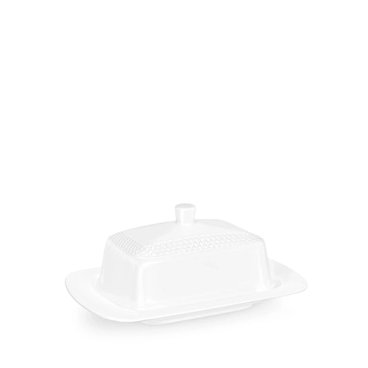 Wilmax Botervloot met deksel Porselein WL-880101601/A