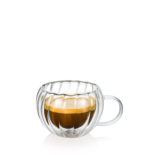 Wilmax Dubbelwandige Thermobeker 300 ml Transparant