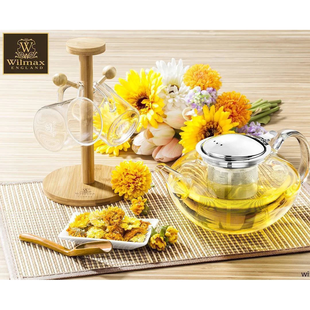 Wilmax Kaffee-Glasbecher 6er-Set, 500 ml Borosilikat WL-888608/A6