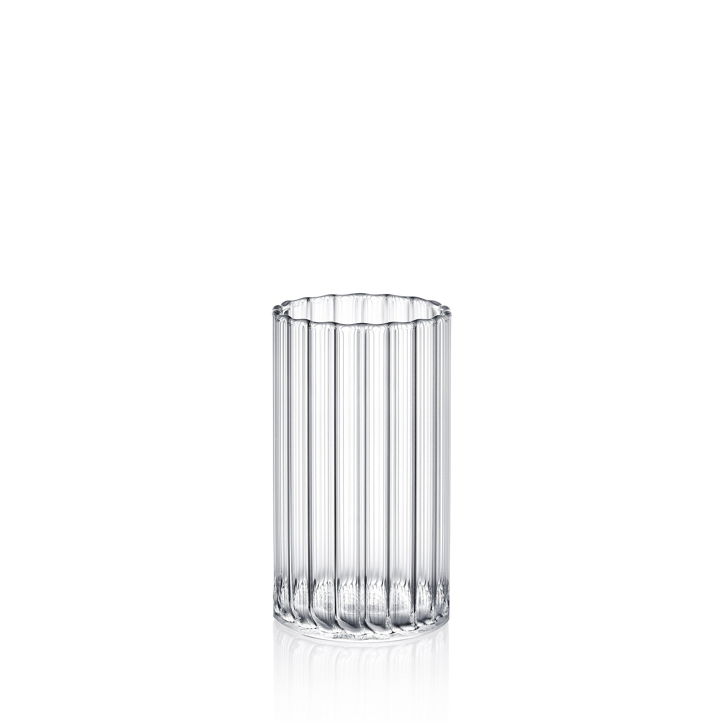 Wilmax Geribbeld Borosilicaatglas 250 ml Transparant