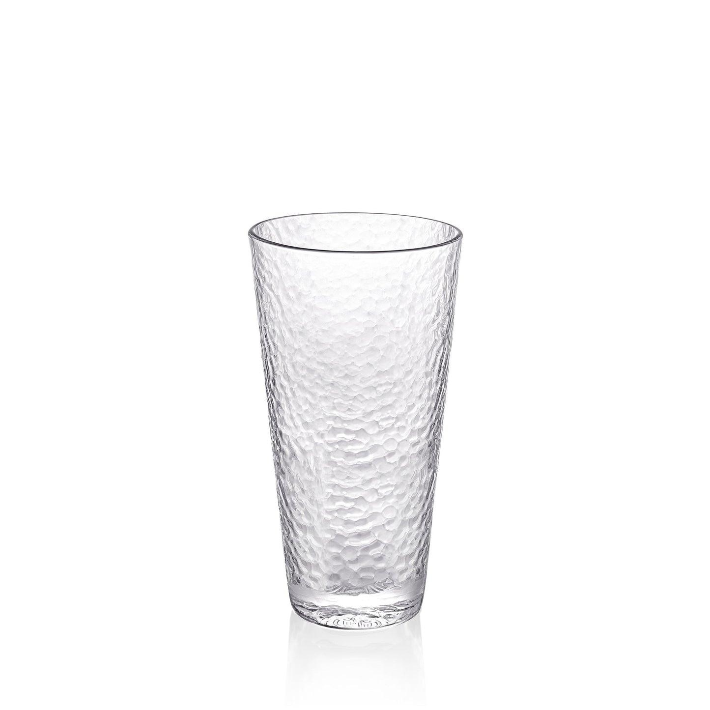 Wilmax Hammered Glass 320 ml Borosilicate Glass Transparent